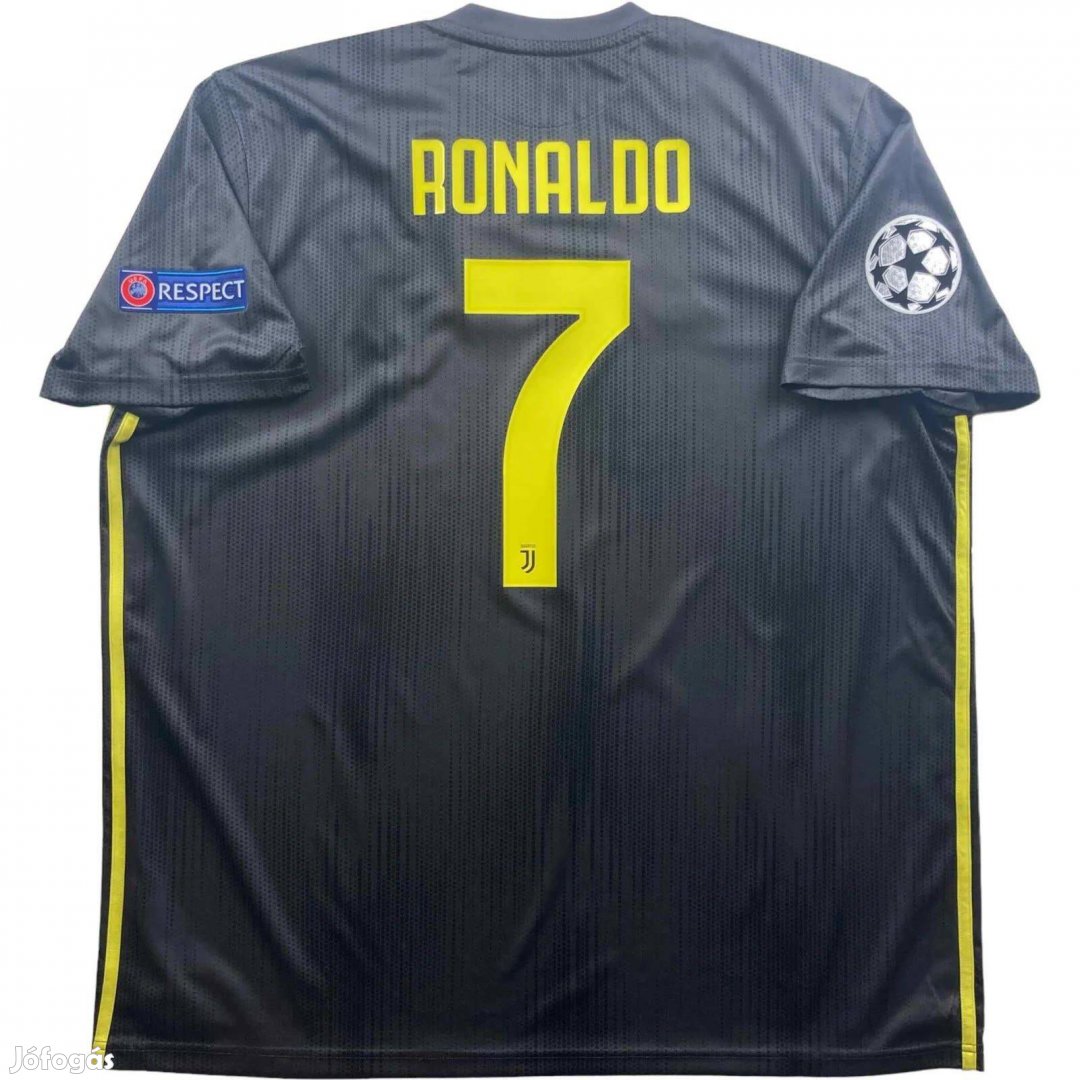 Juventus 2018-19 Adidas harmadik számú Ronaldo foci mez XXL-es