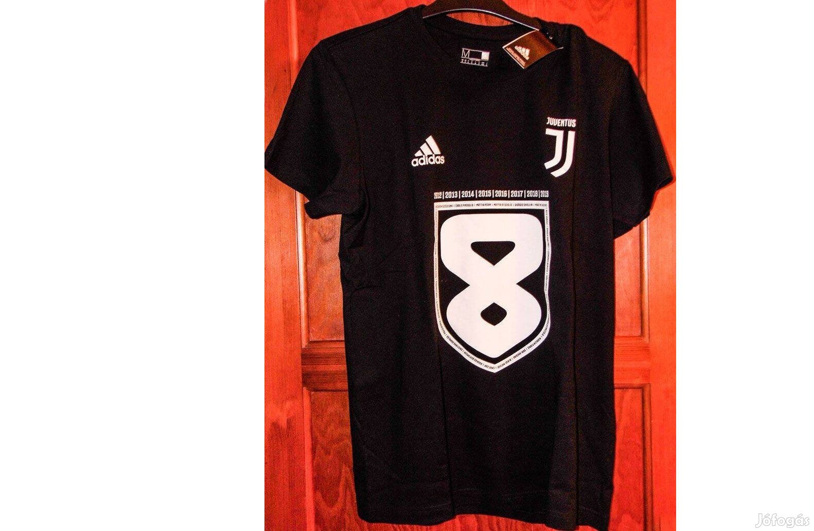 Juventus eredeti adidas 2019-es Seria A bajnoki póló