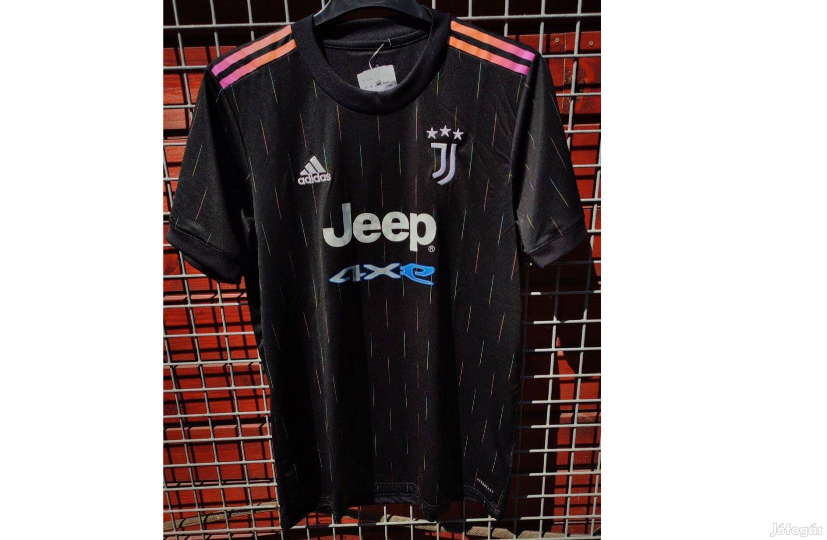 Juventus eredeti adidas, új, címkés 2021-22 idegenbeli mez (L)
