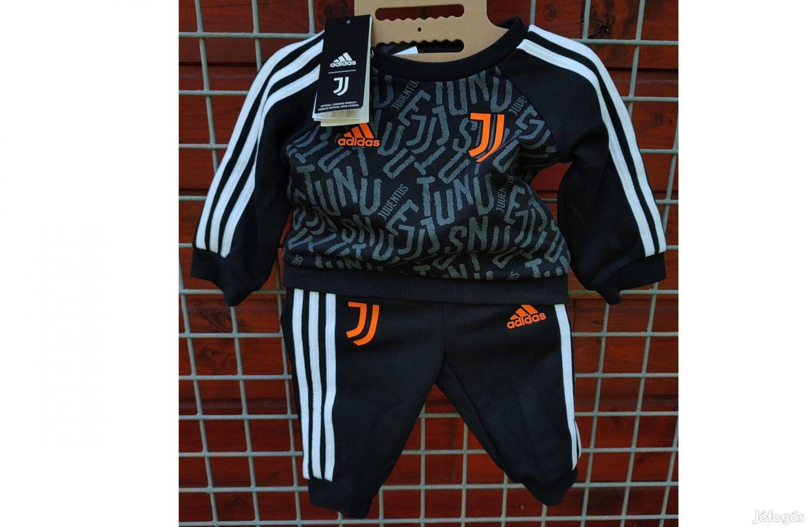 Juventus eredeti adidas baby fekete szabadidő szett 68