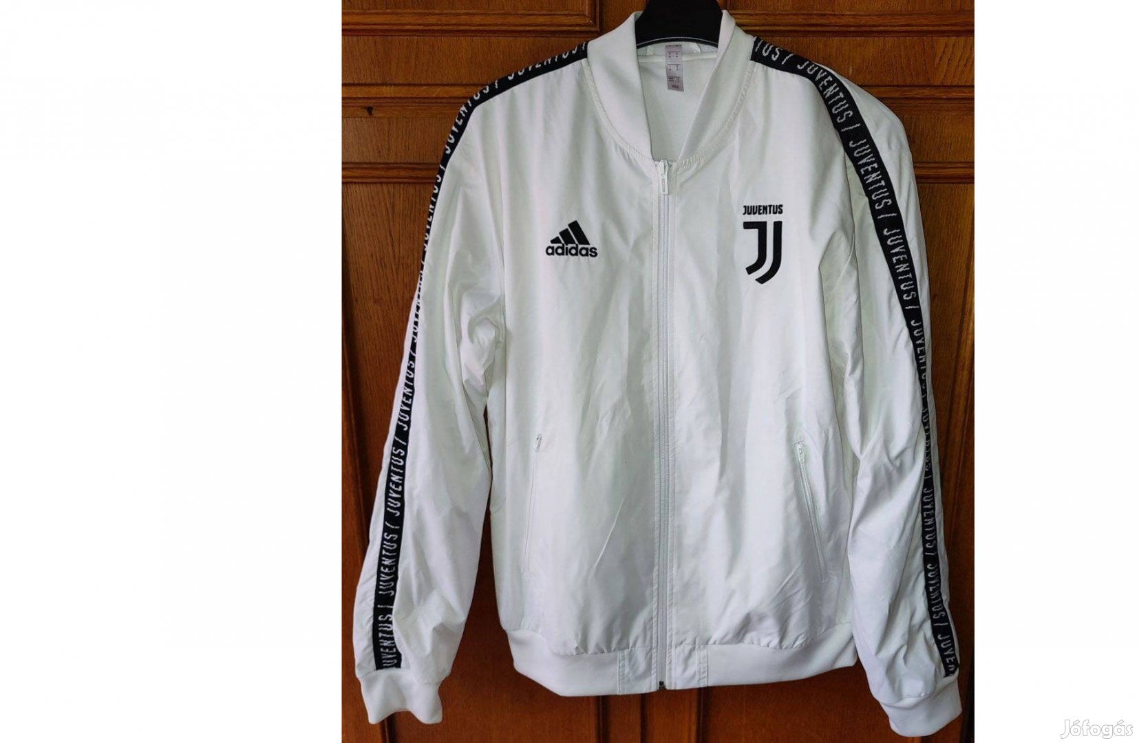 Juventus eredeti adidas fehér írásos dzseki (M-es)