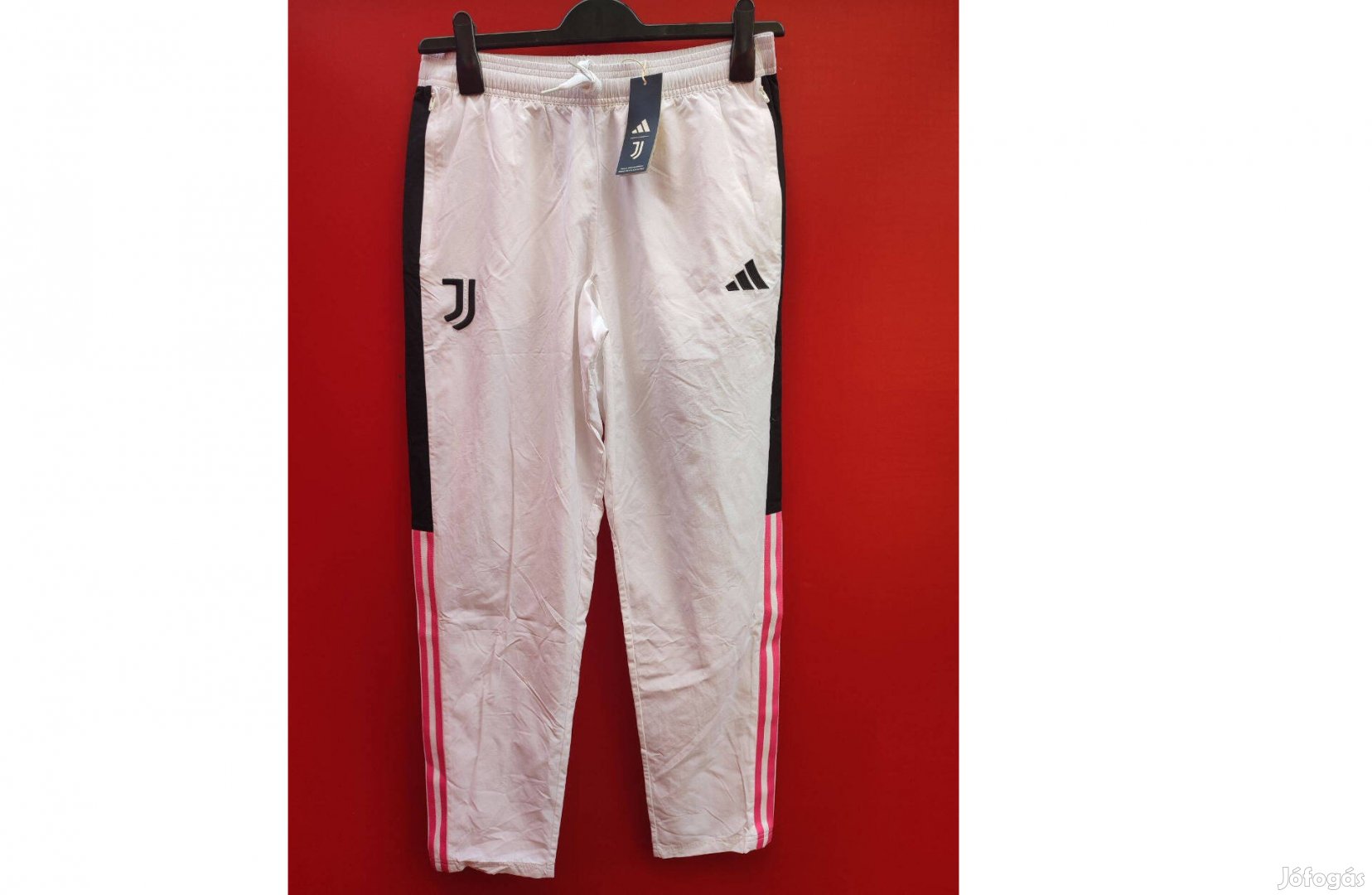 Juventus eredeti adidas fehér pink hosszú nadrág (M) 2