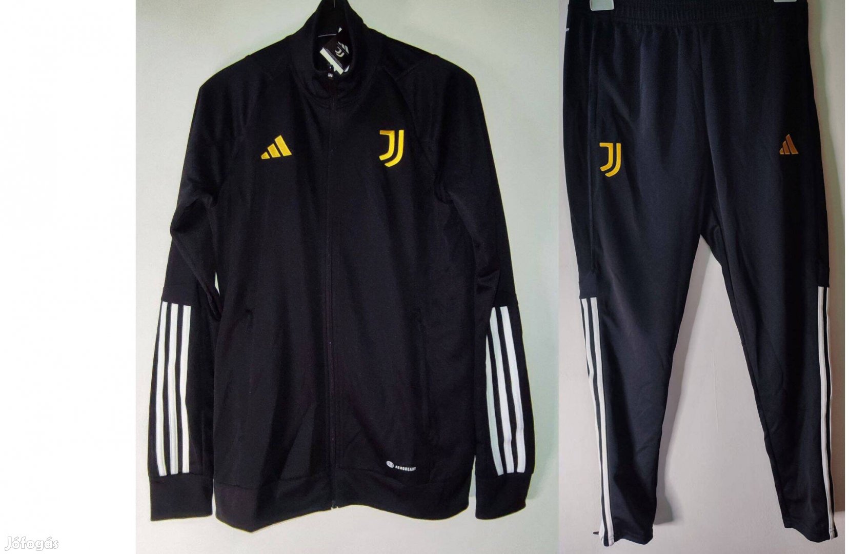 Juventus eredeti adidas fekete fehér arany szabadidő szett (M-es)
