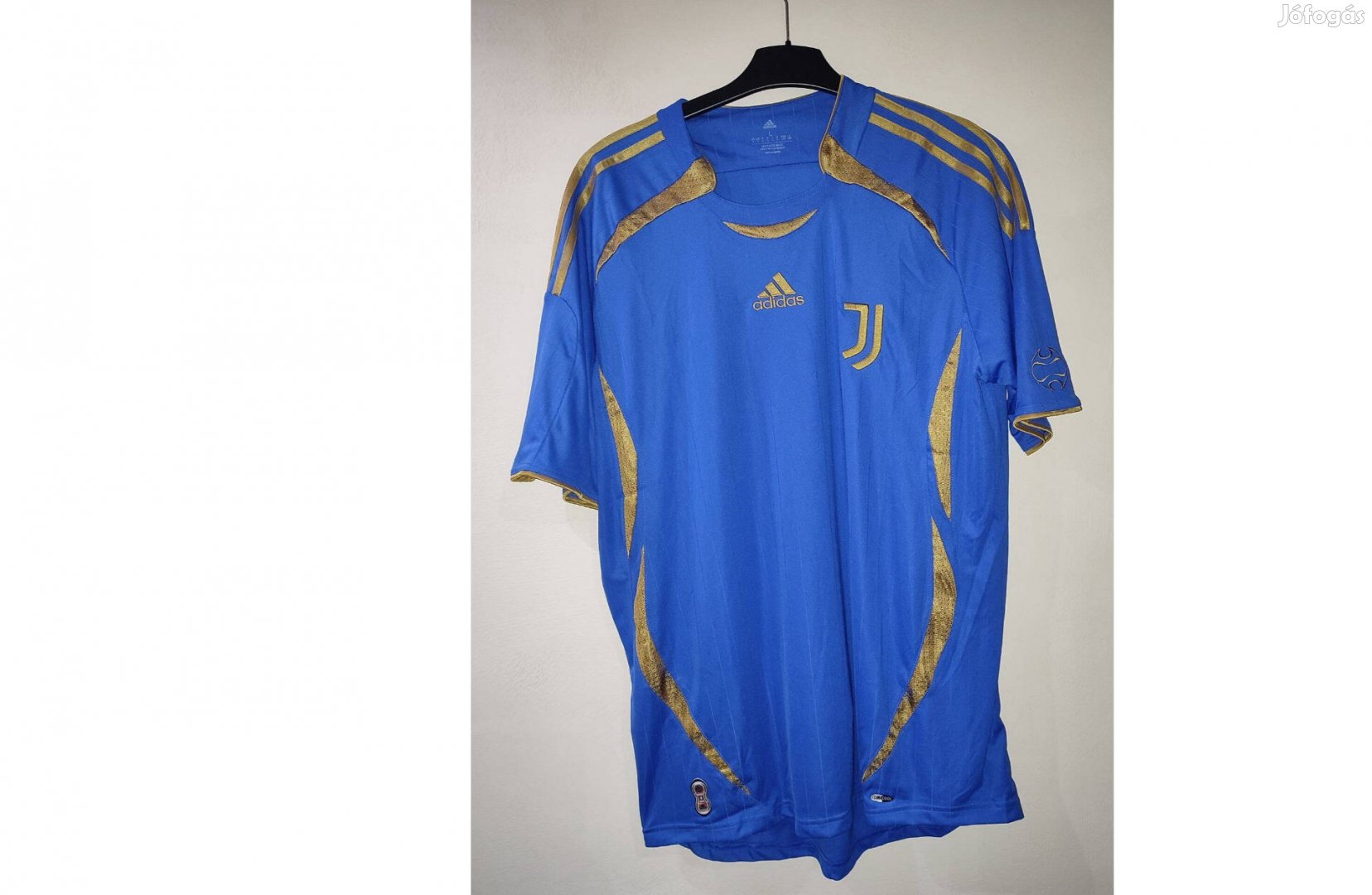 Juventus eredeti adidas kék arany centenáriumi mez (L-es)