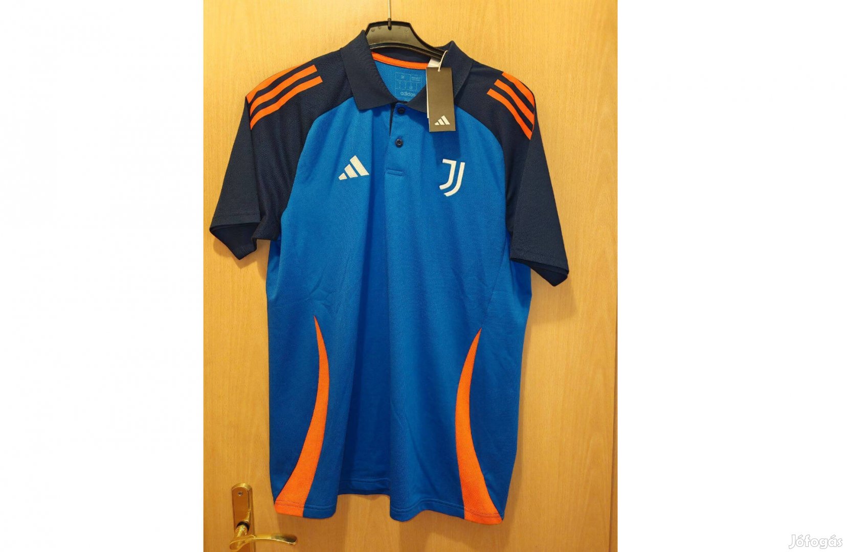Juventus eredeti adidas kék galléros póló