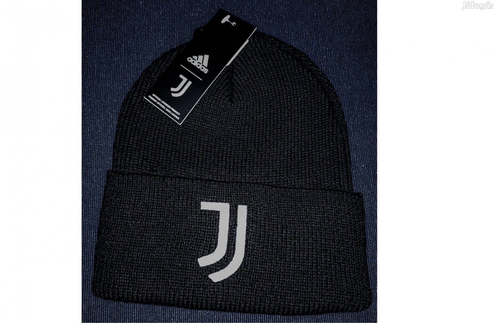 Juventus eredeti adidas kötött fekete sapka