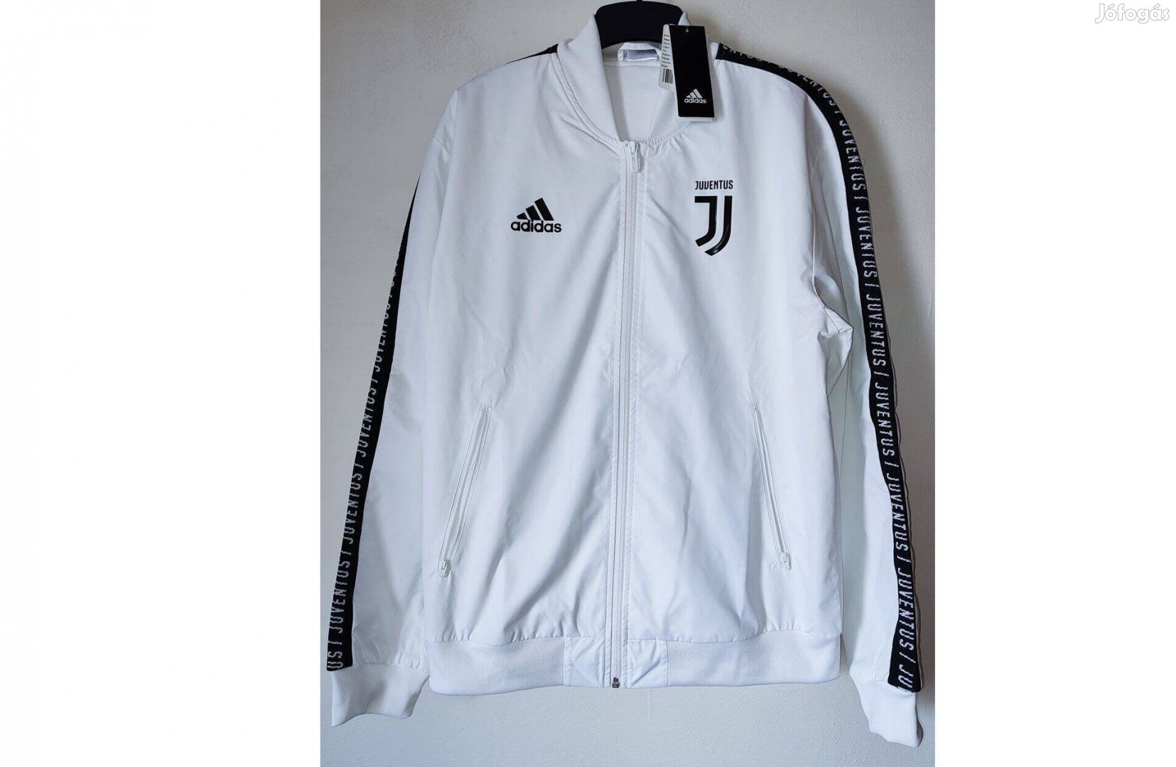 Juventus fehér eredeti adidas dzseki (M)