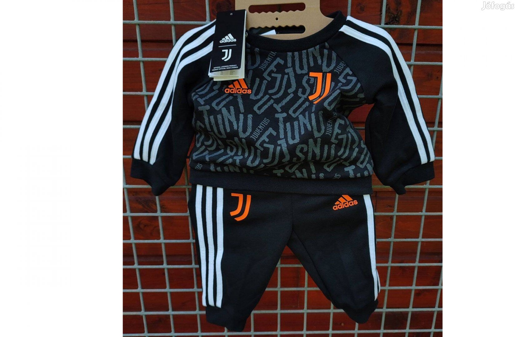 Juventus fekete eredeti adidas baby szabadidő szett (68)