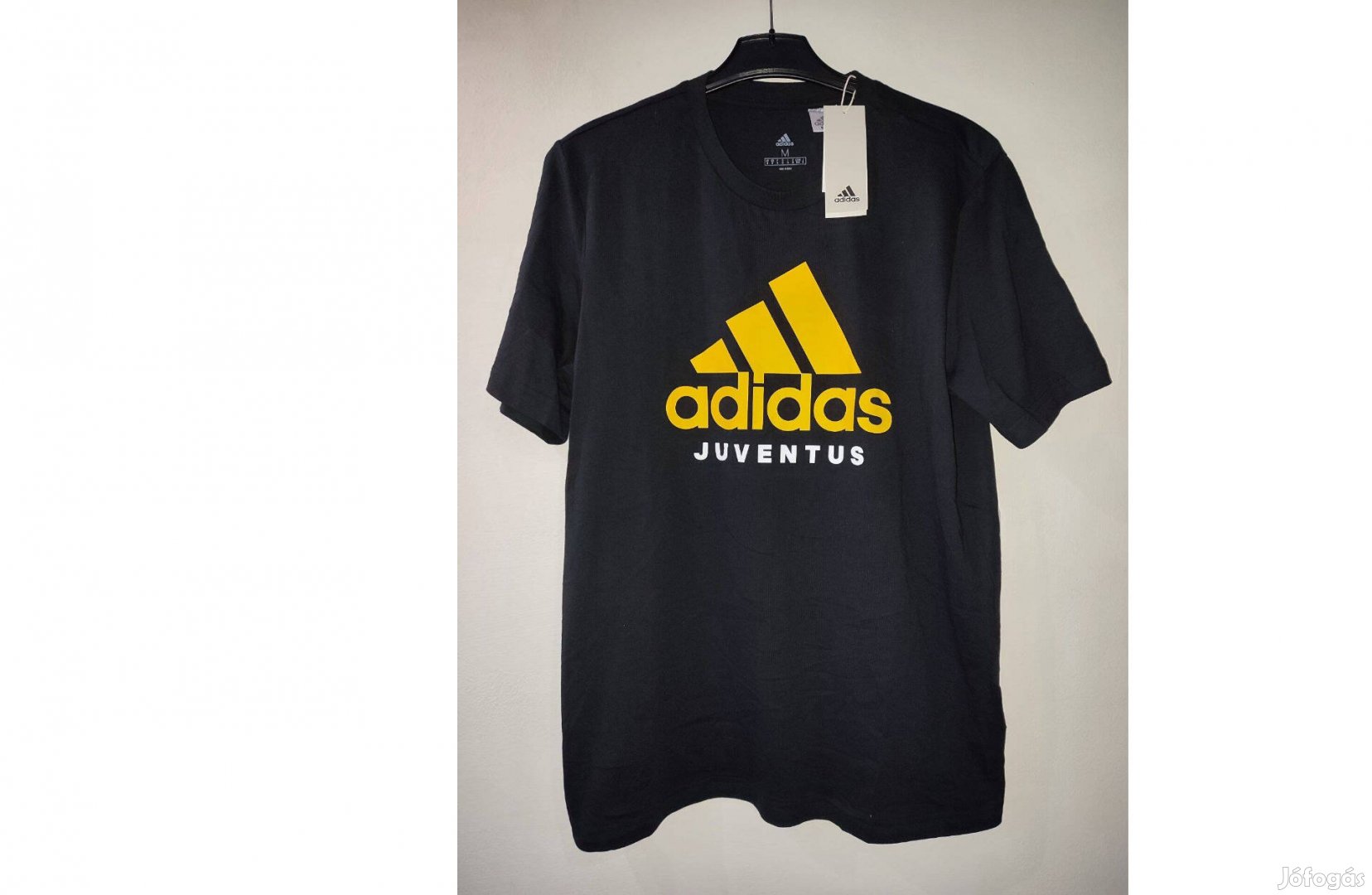 Juventus fekete eredeti adidas póló M