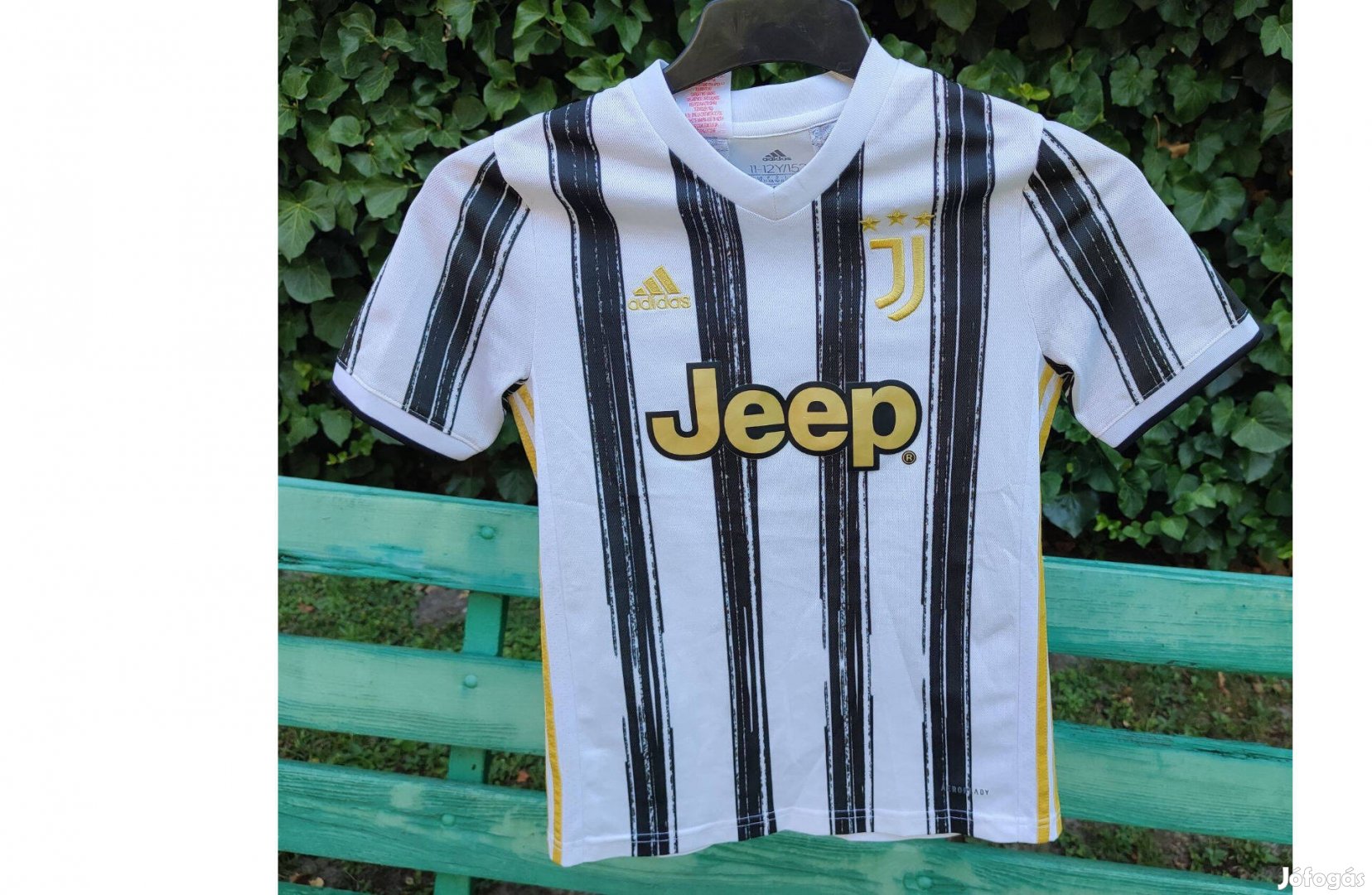 Juventus fekete fehér arany eredeti adidas gyerek mez (152)