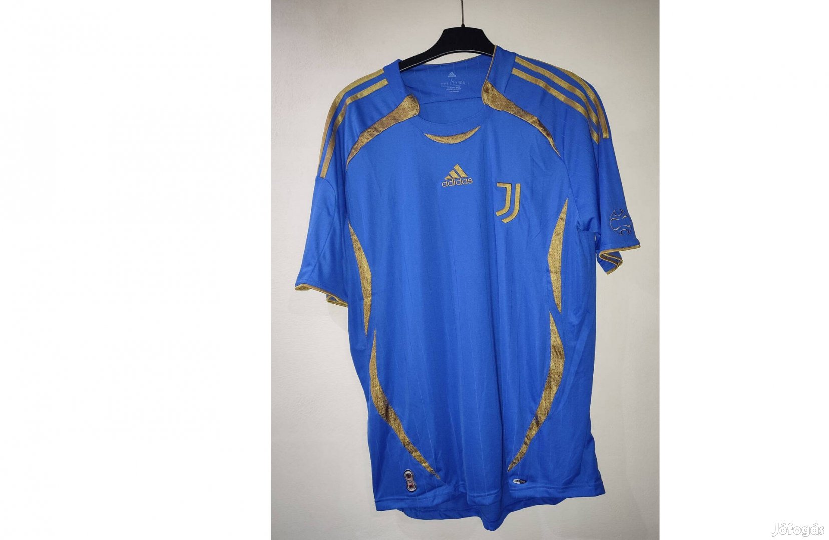 Juventus kék arany eredeti adidas centenáriumi mez (L)