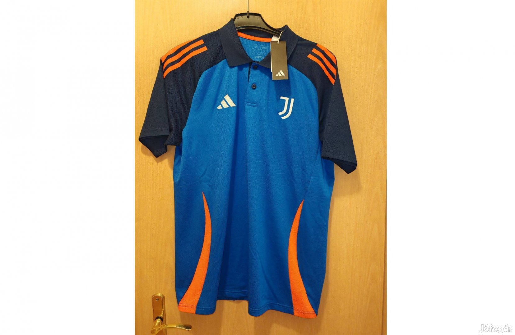 Juventus kék eredeti adidas galléros póló