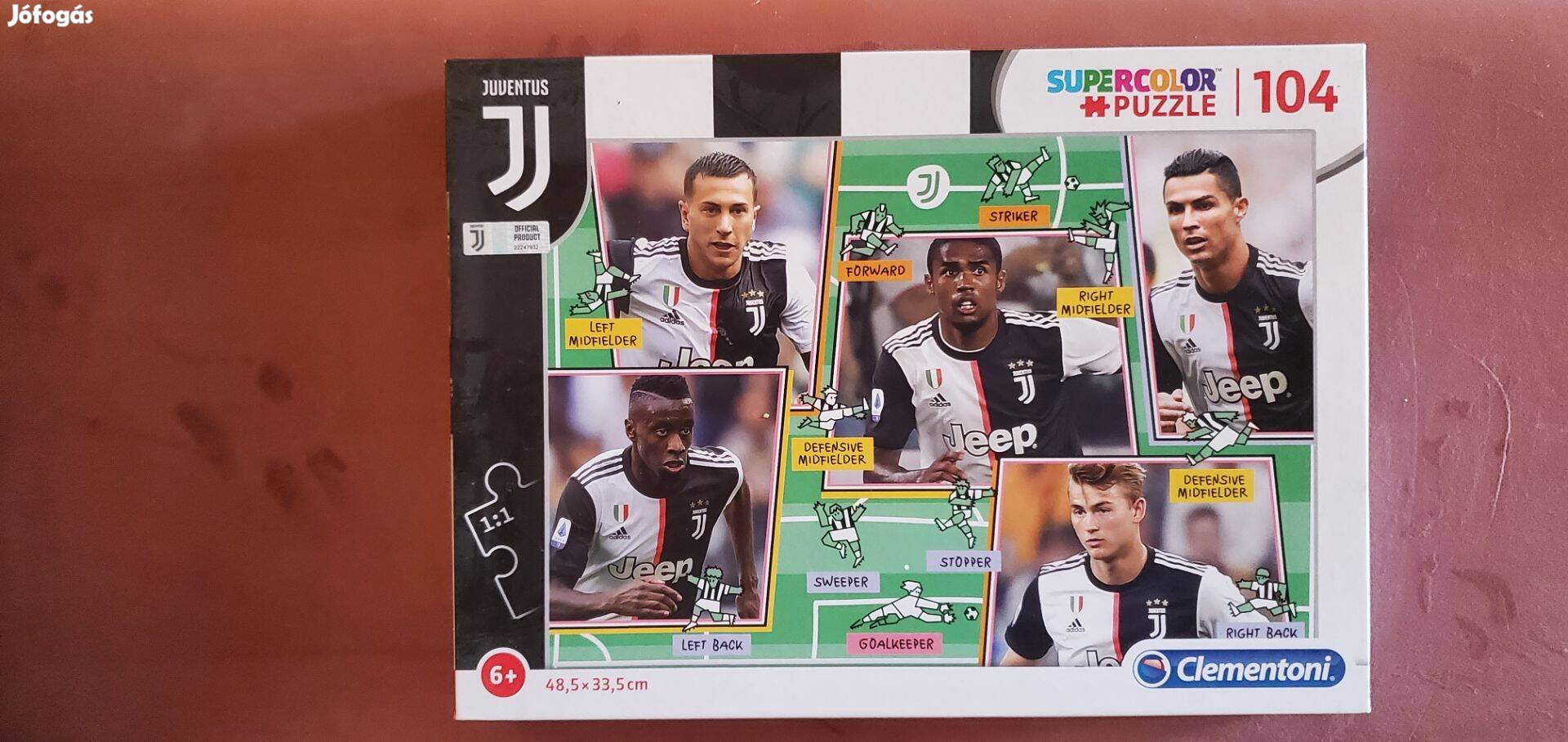 Juventus labdarúgó csapat 104 db-os puzzle