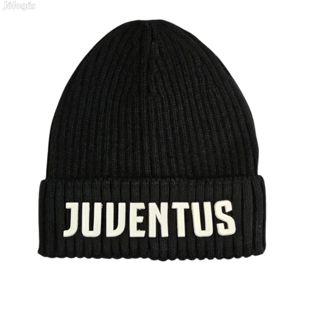 Juventus sapka kötött fekete 3D