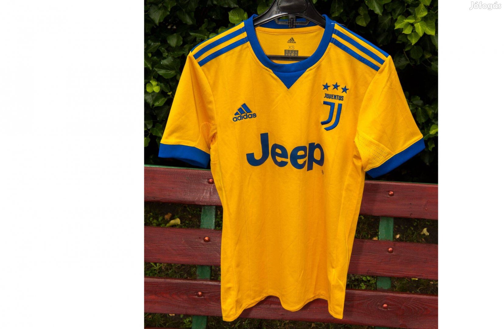 Juventus sárga-kék eredeti adidas 2017-18-as focimez (XS)