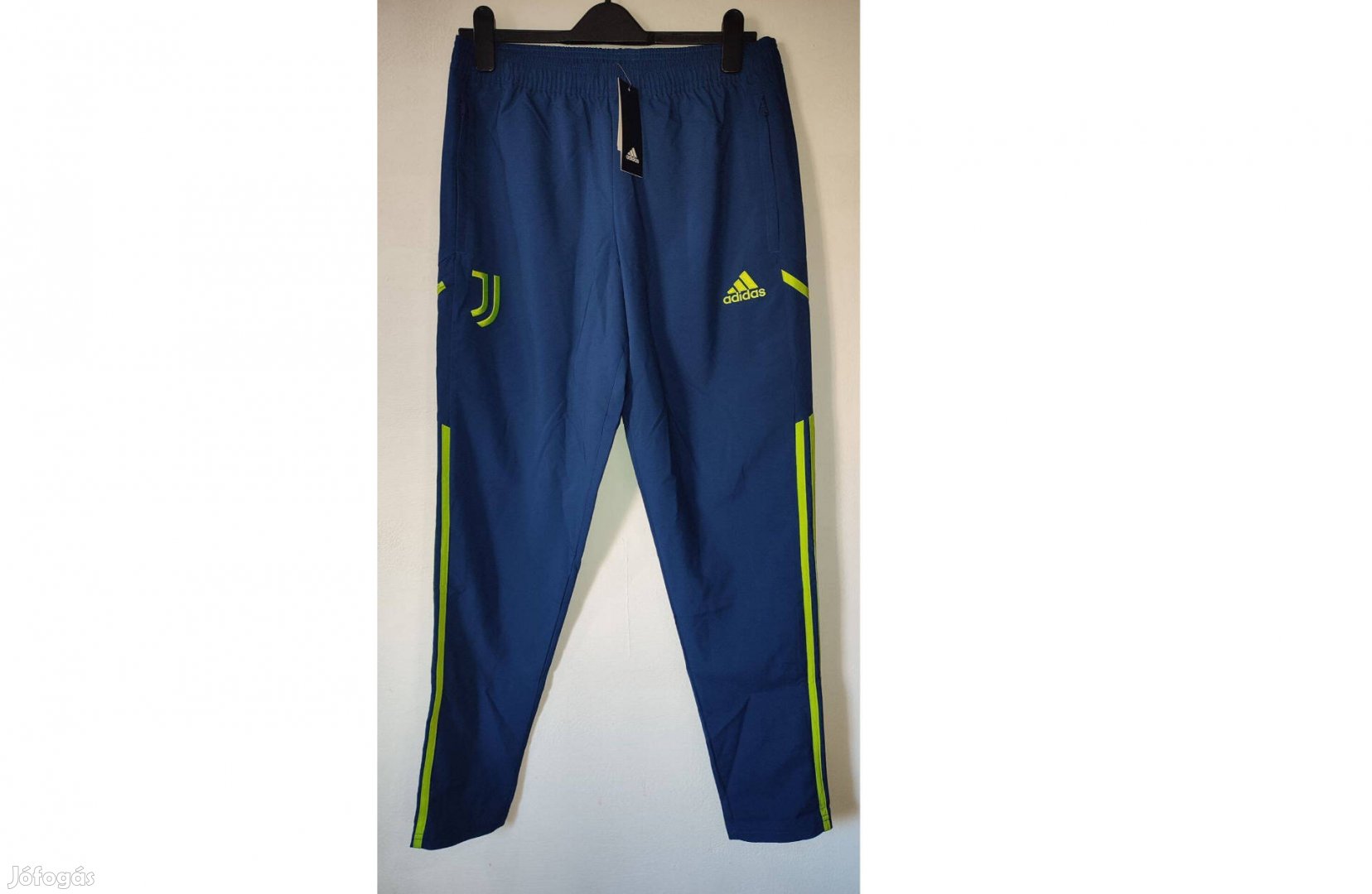Juventus sötétkék neon eredeti adidas hosszú nadrág (M)
