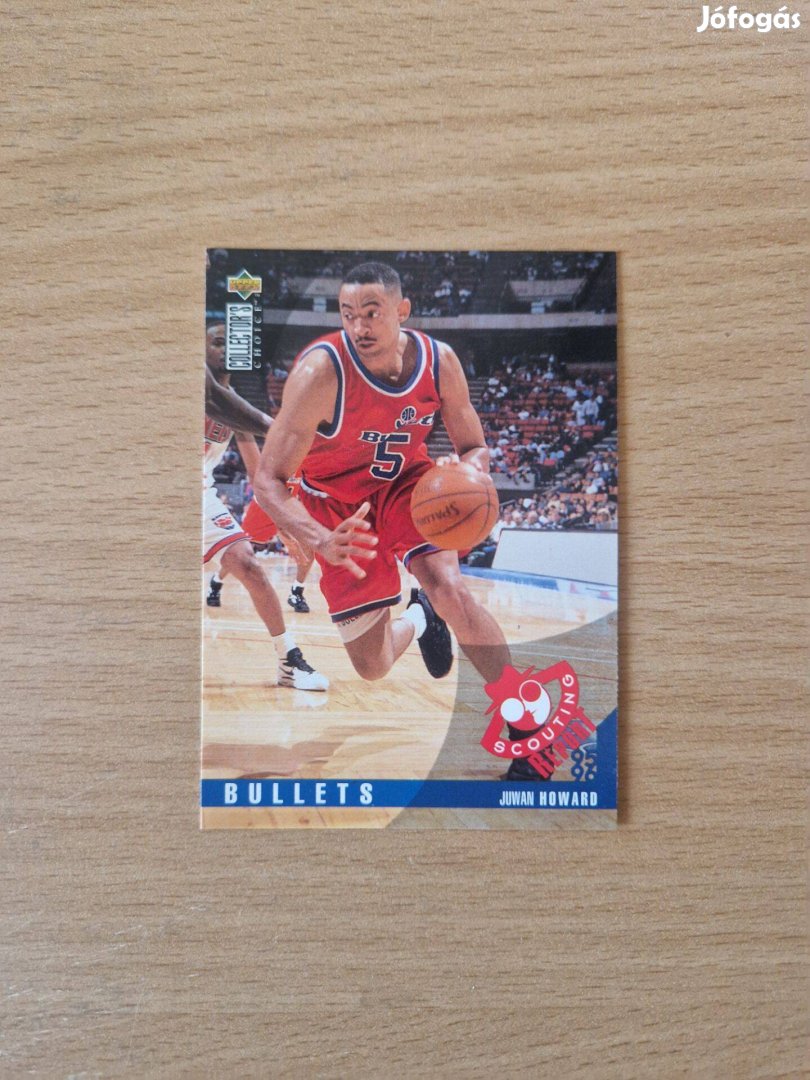 Juwan Howard Collectors Choice 1995-96 Scouting 349 kártya