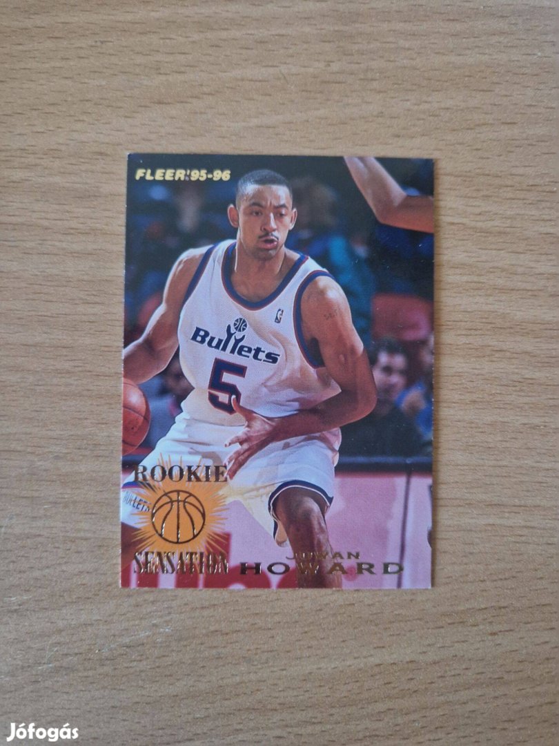 Juwan Howard Fleer 1995-96 Rookie Sensation 212 kosaras