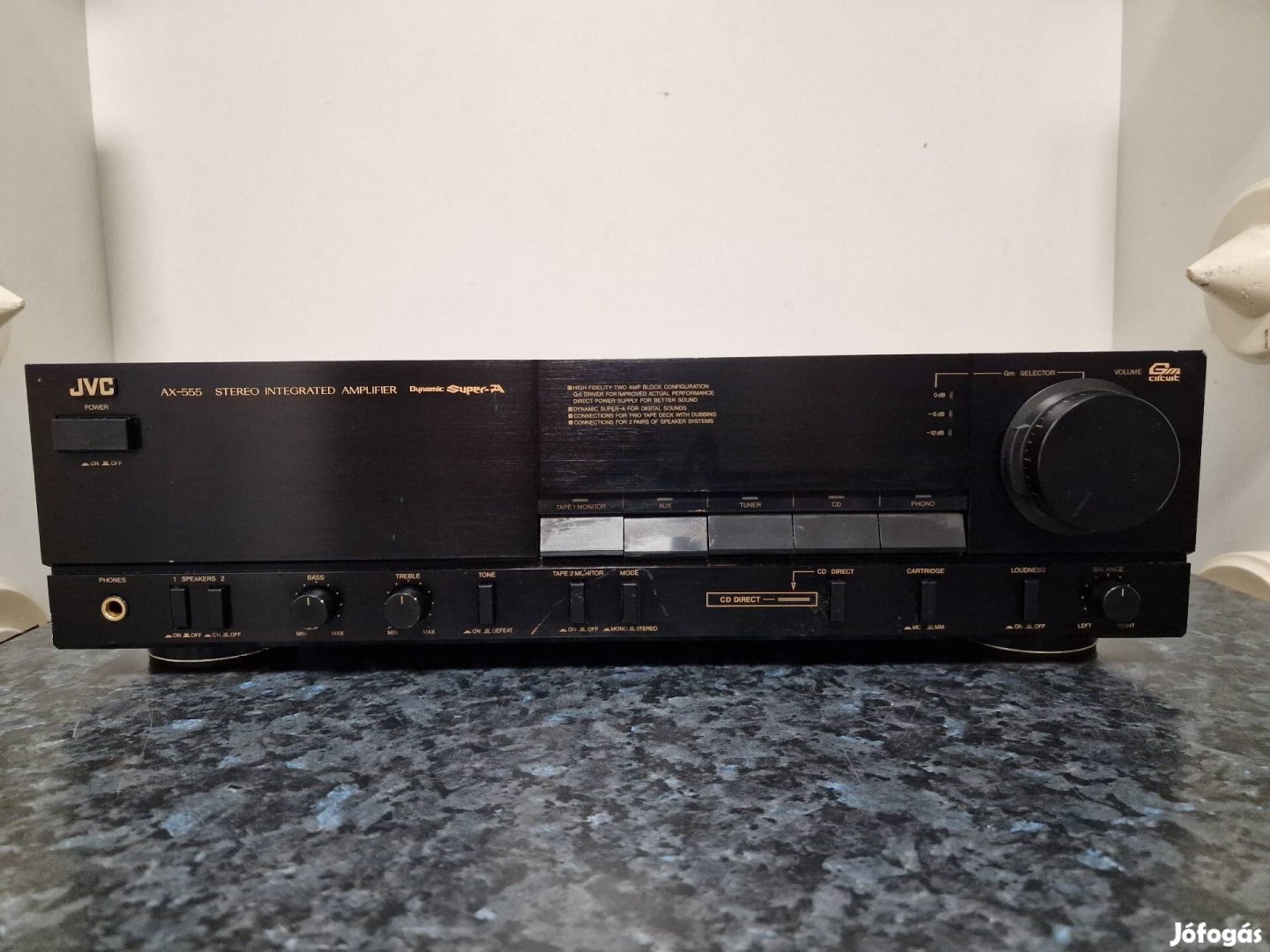 Jvc Ax-555Bk stereo erősítő, hibás 