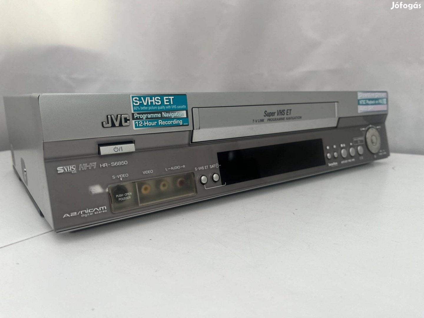 Jvc HR-S6850 videomagnó szervizelve S-VHS SVHS VHS video magnó