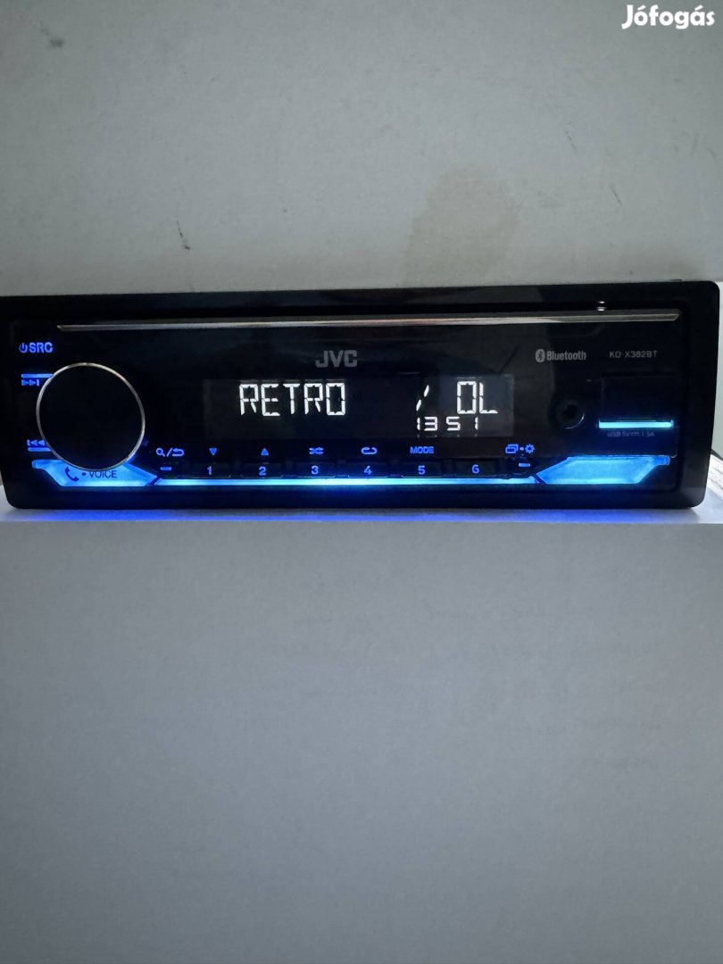 Jvc Kd-x 382bt ingyen fox posta usb/aux/bluetooth/spotify