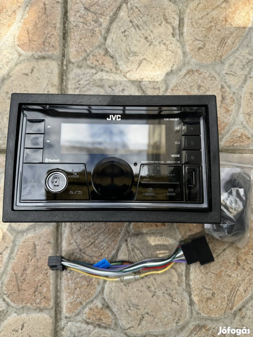 Jvc Kw-x850bt Vw Golf4/Passat beépitő keretével