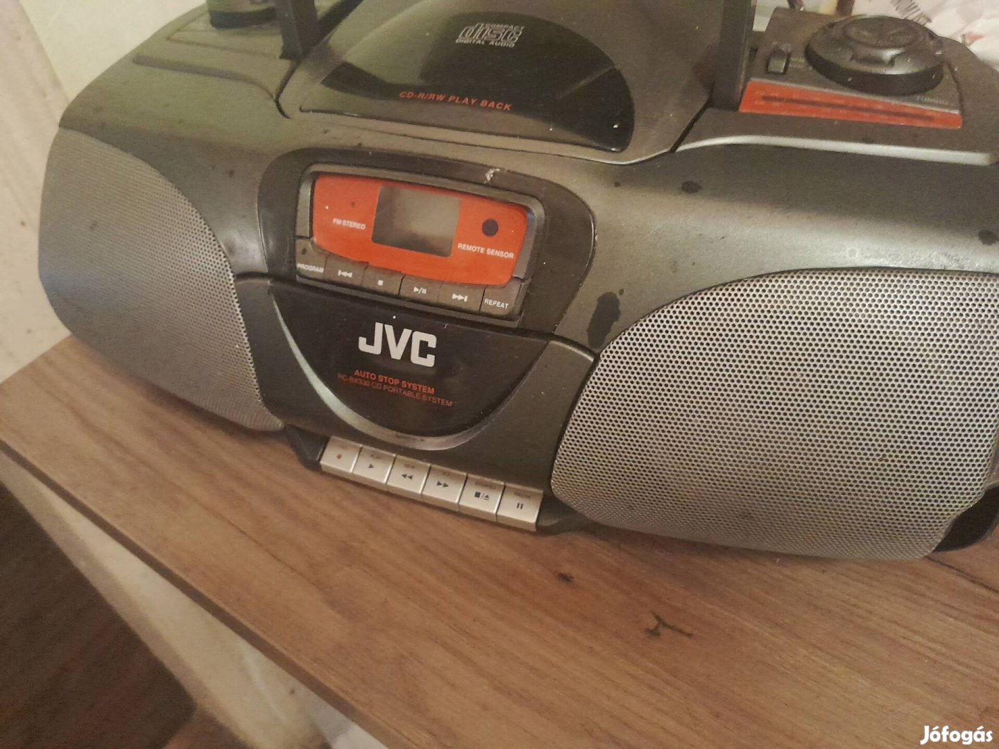 Jvc Rádiós, CD-s kazettás magnó 