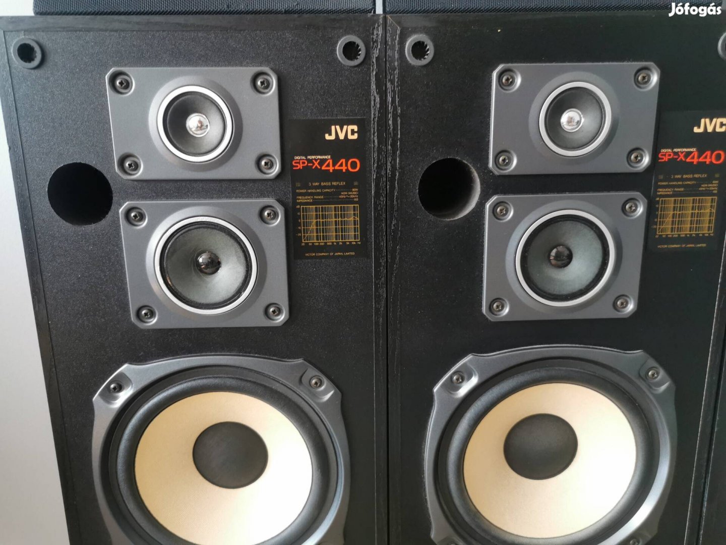 Jvc SP-X 440-Es 3 utas hangfal pár 