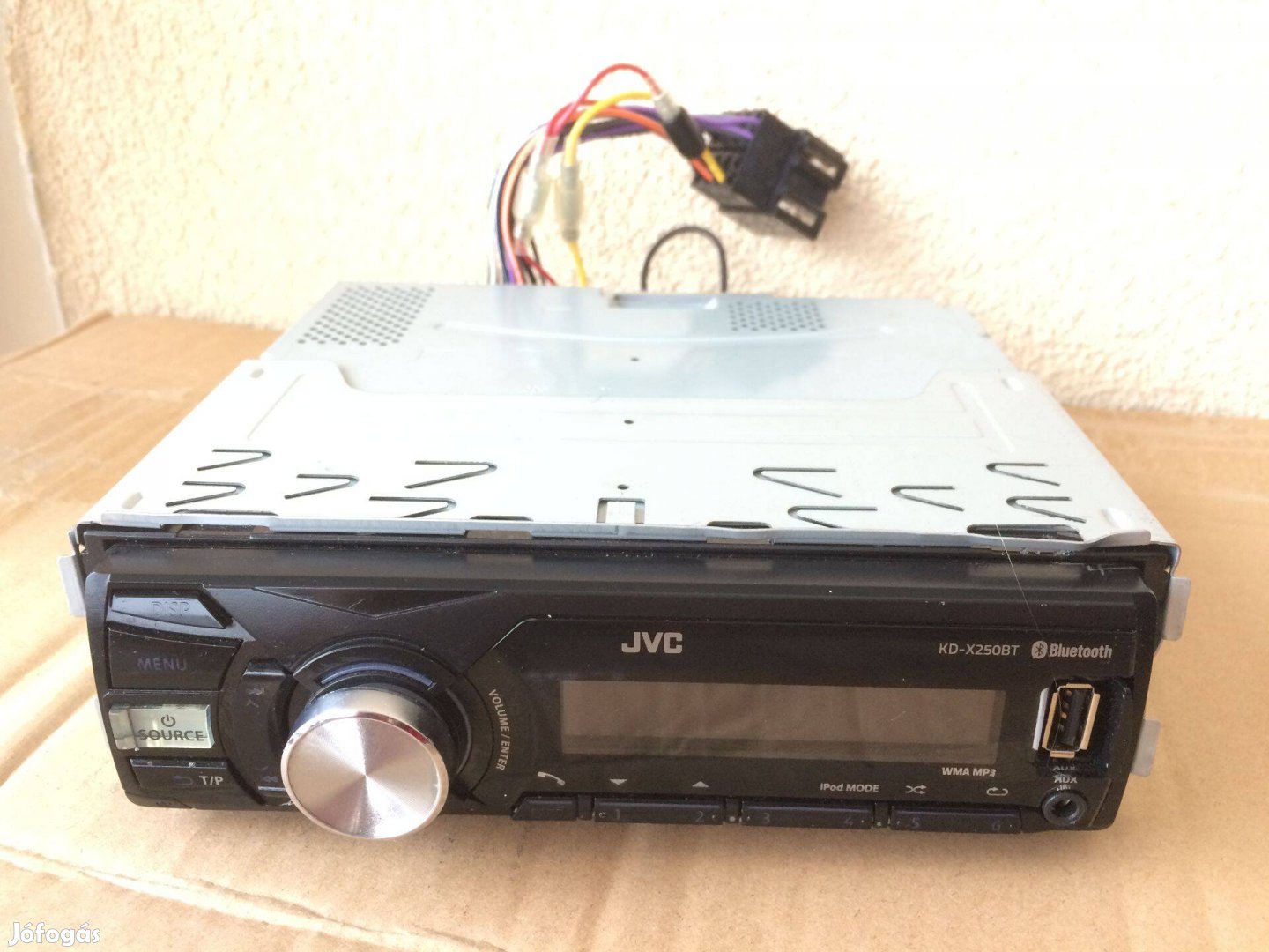 Jvc kd x250 bt 1 din autómagnó Fejegység Bluetooth