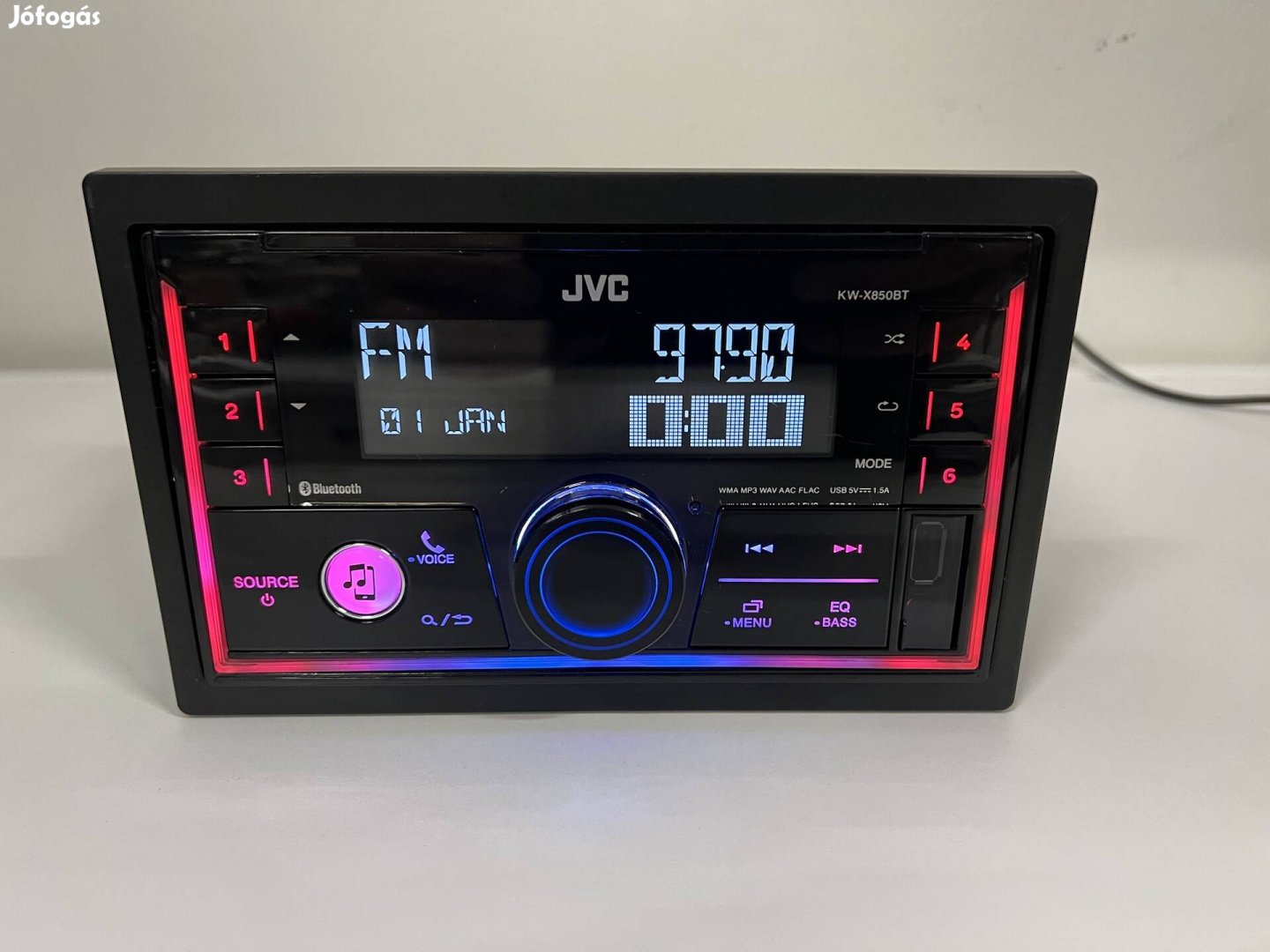 Jvc kd-x850bt bluetooth autórádió rádió 