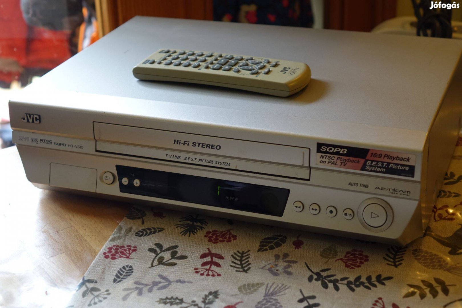 Jvc vhs videó hi fi stereo