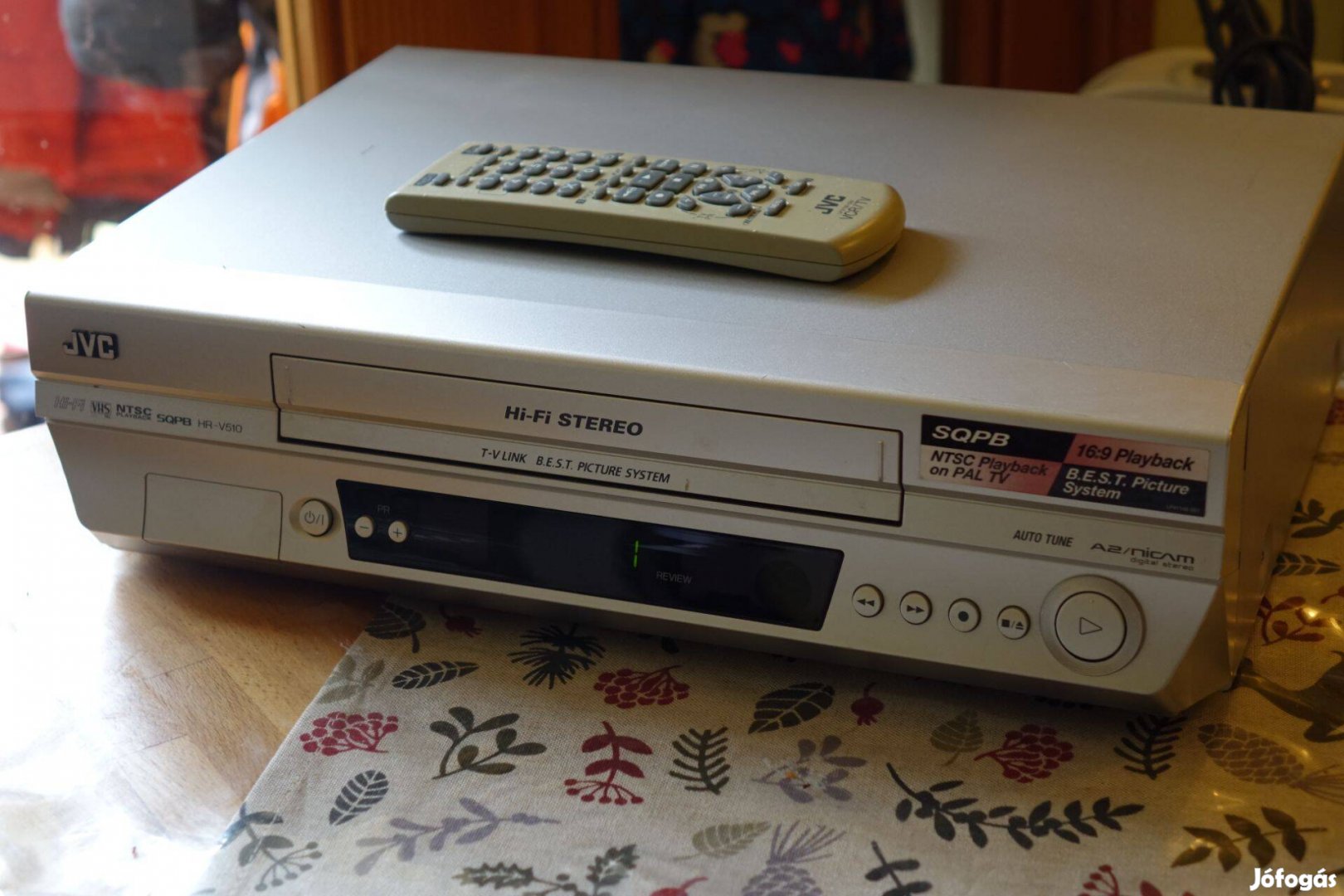Jvc vhs videó hr v510