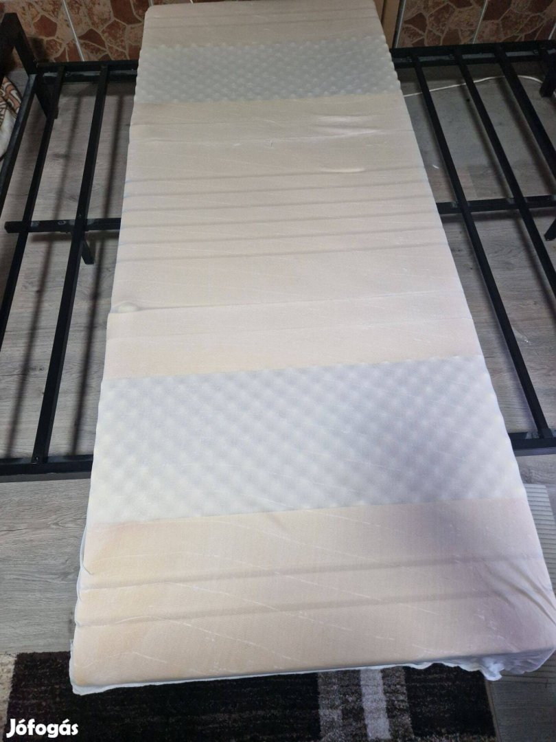 Jysk 80x200x16cm újszerű szivacs matrac mosható huzattal olcsón eladó