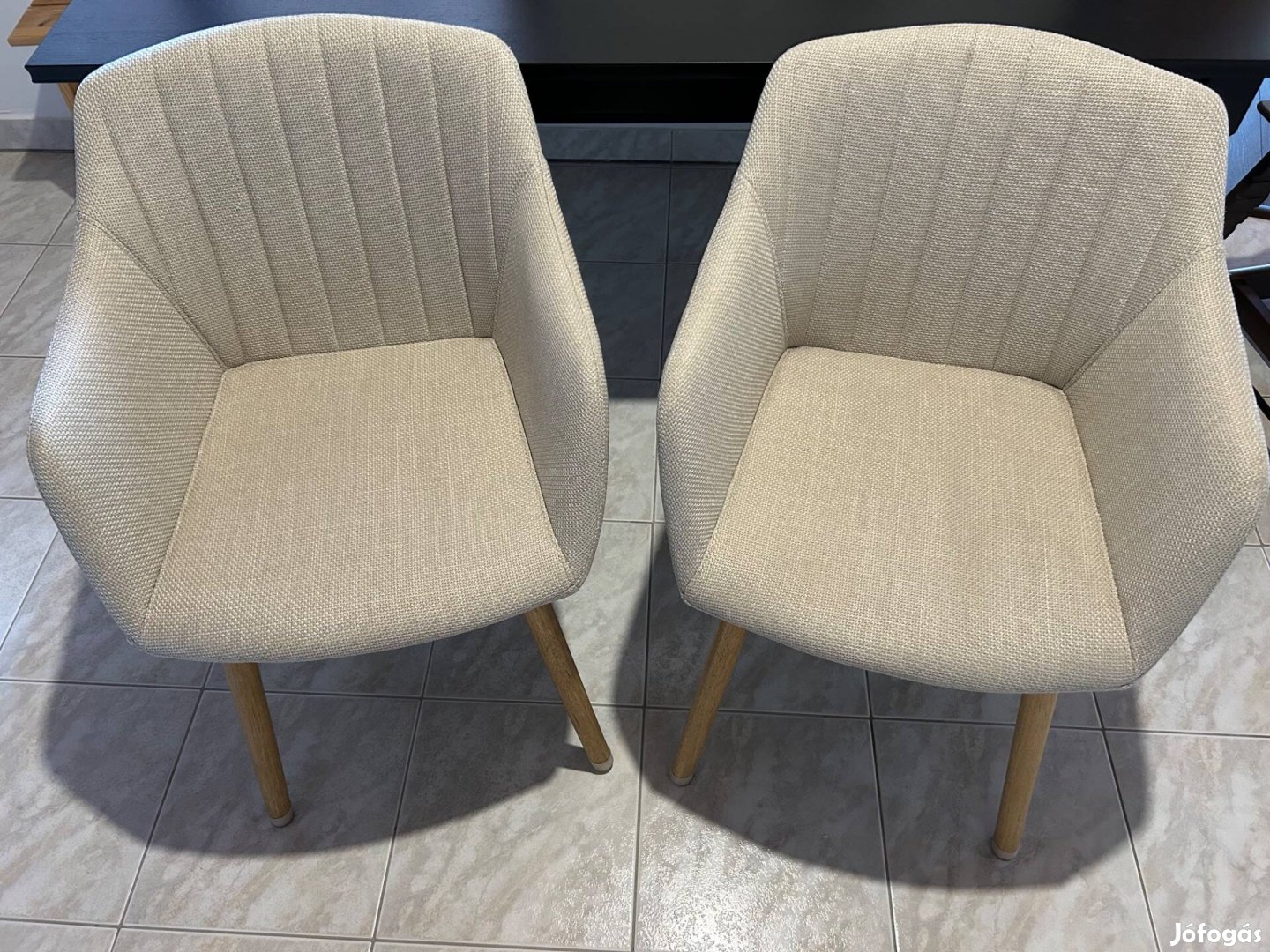 Jysk Adslev ebédlőszék bézs 6db