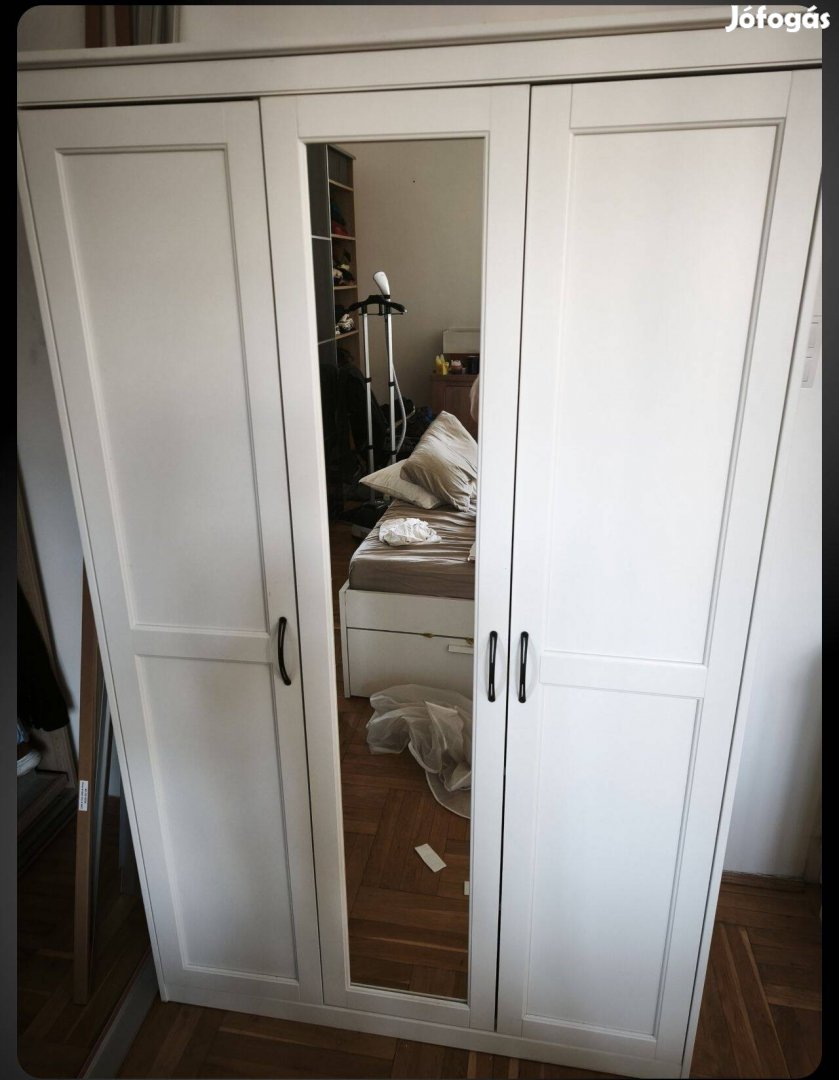 Jysk Fehér Ruhásszekrény