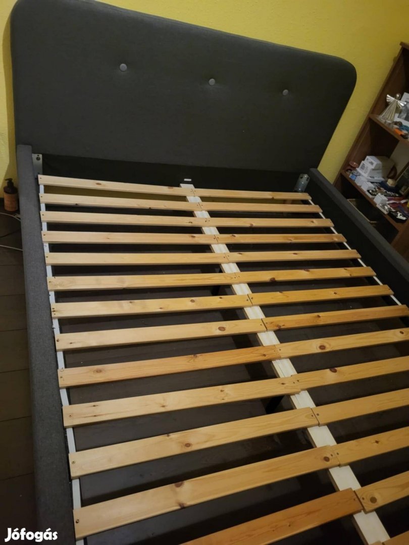 Jysk Kongsberg 160x200 szürke ágykeret