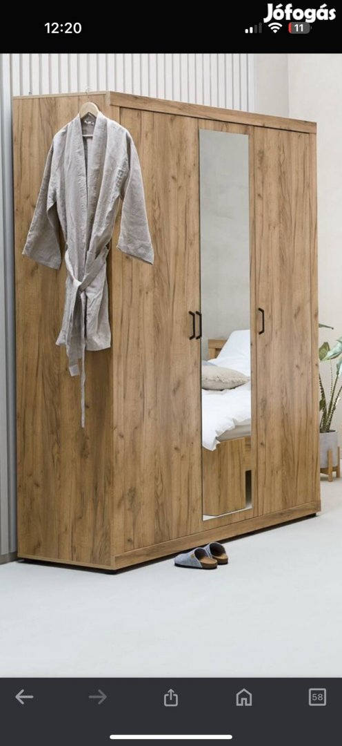 Jysk Lintrup gardróbszekrény