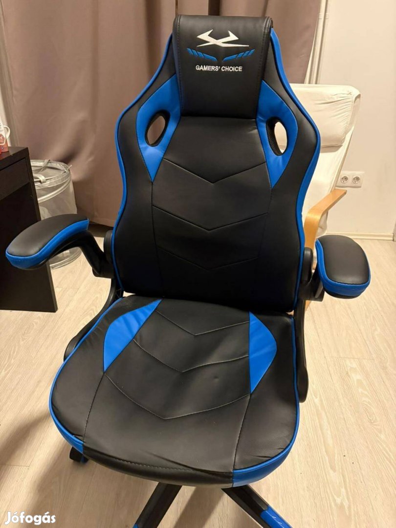 Jysk Vojens gamer szék feketekék, nagyon jó állapot