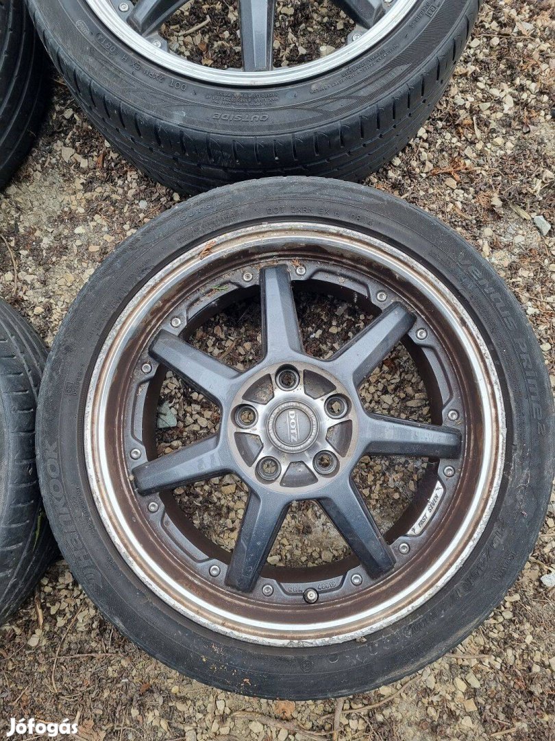 K158 215/45R17 Használt Dotz Alufelni 8X17 5X114.3 ET48