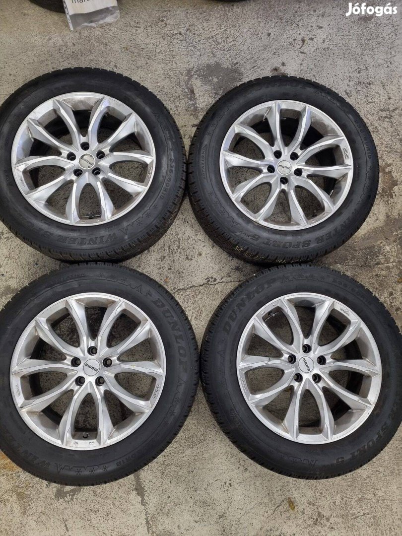 K164 235/60 R18 Dunlop Használt Téli Alu 8X18 5X108 ET45