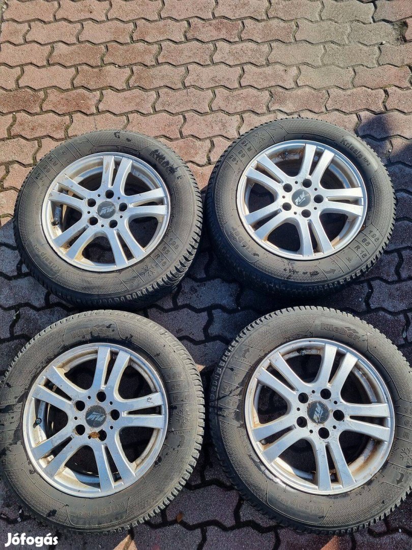 K170 195/65 R15 Kleber használt téli alu Opel 6.5X15 5X110 ET38