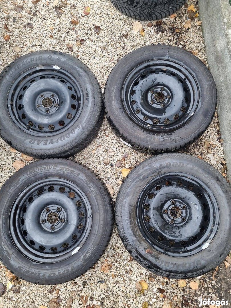 K181 205/65R16 Goodyear/Toyo Használt Téli Kerék 6.5X16 5X108 ET45
