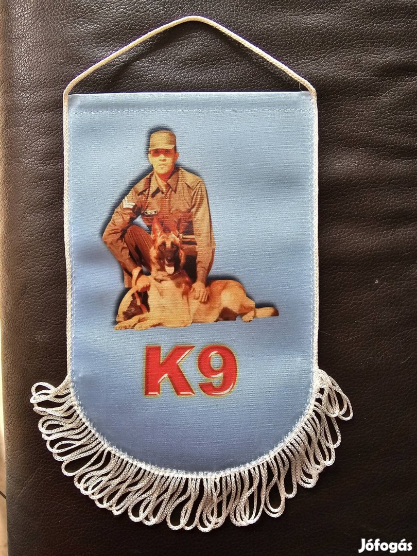 K9 police kutyakiképző kutyás asztali zászló