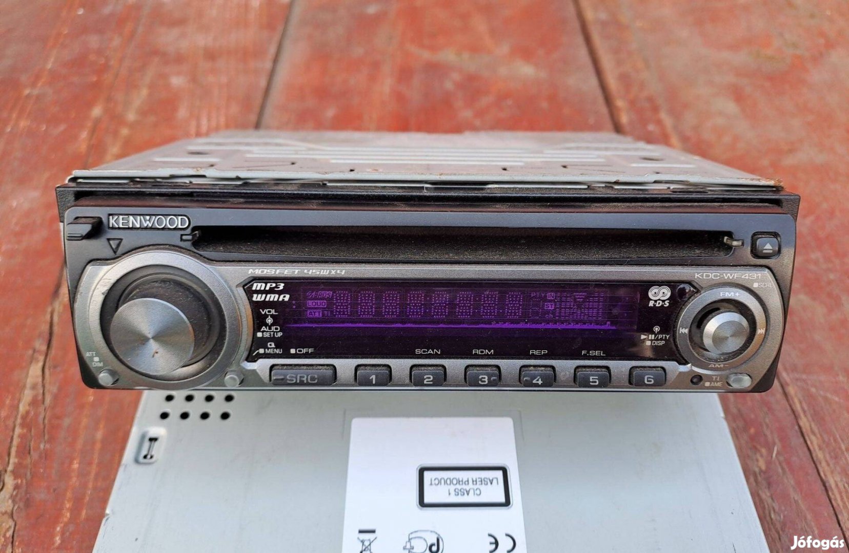 KDC-WF431A Kenwood ( MP3/WMA ) autó rádió cd-s 4X45W