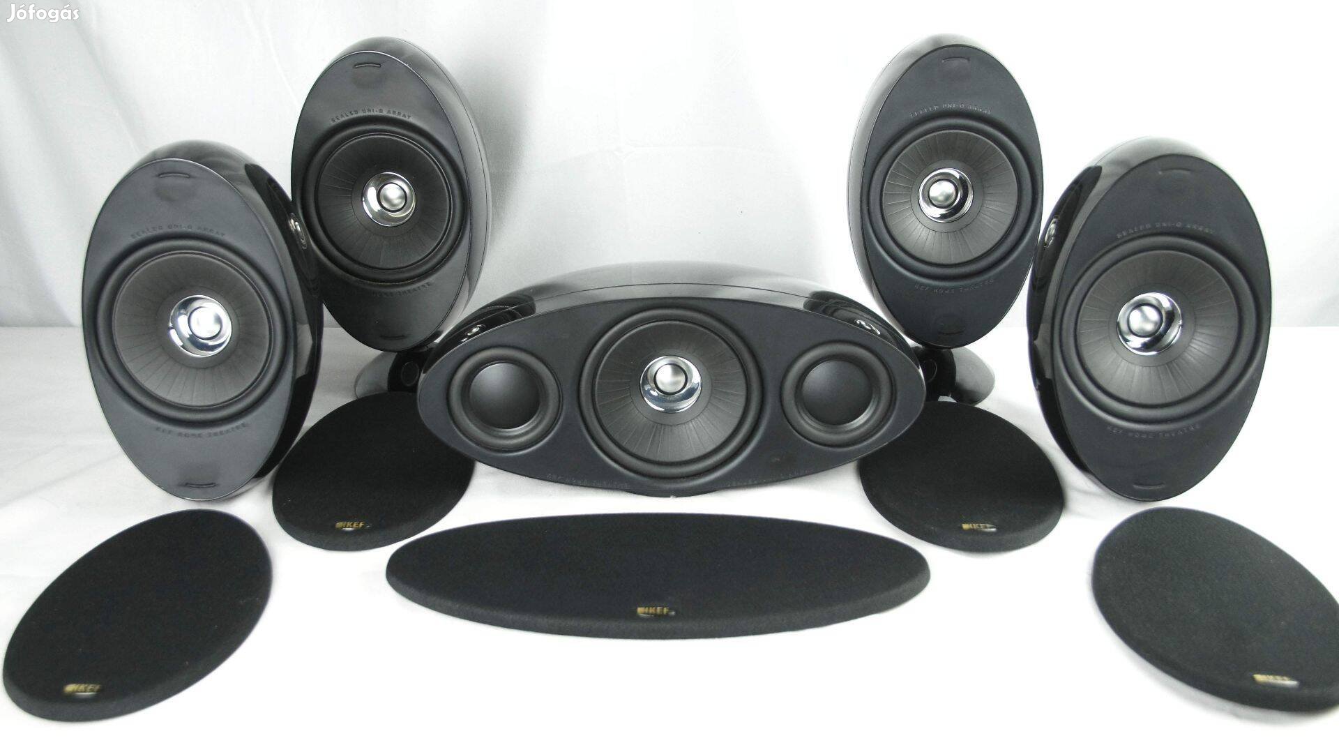 KEF 5.0 hangfal szett ( SP3513, KHT3005) 2 db hozzávaló állvánnyal