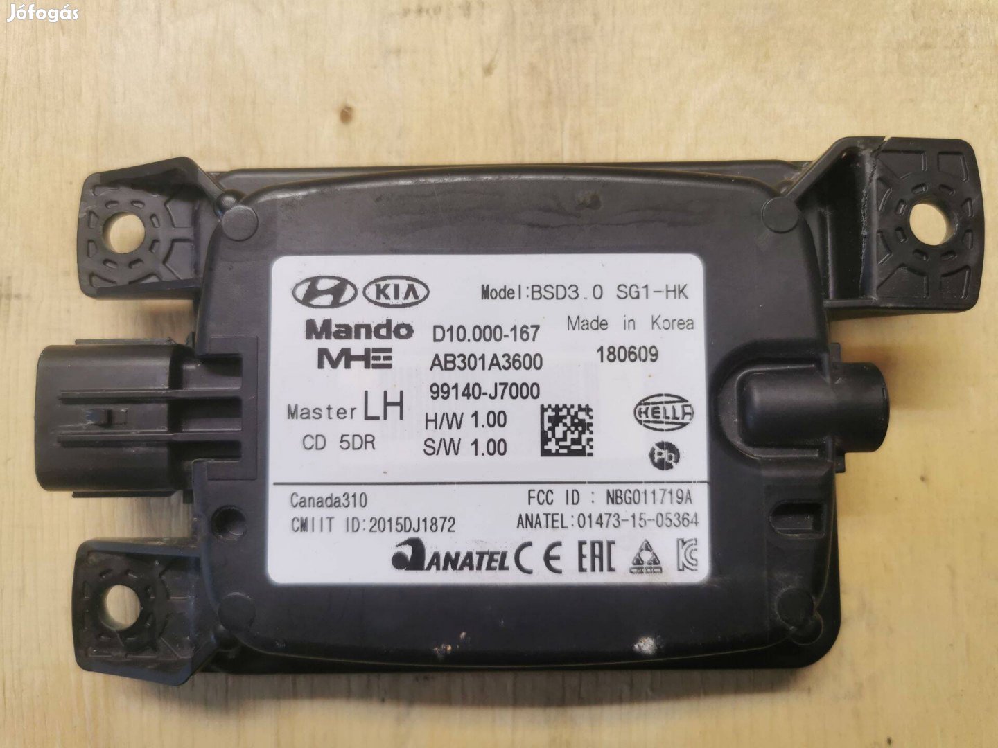 KIA Ceed III Holttér RADAR