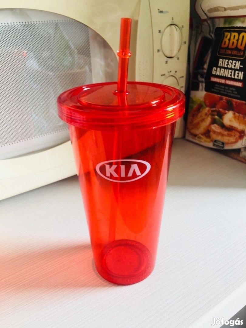 KIA Motors kemény műanyag pohár, 1 liter