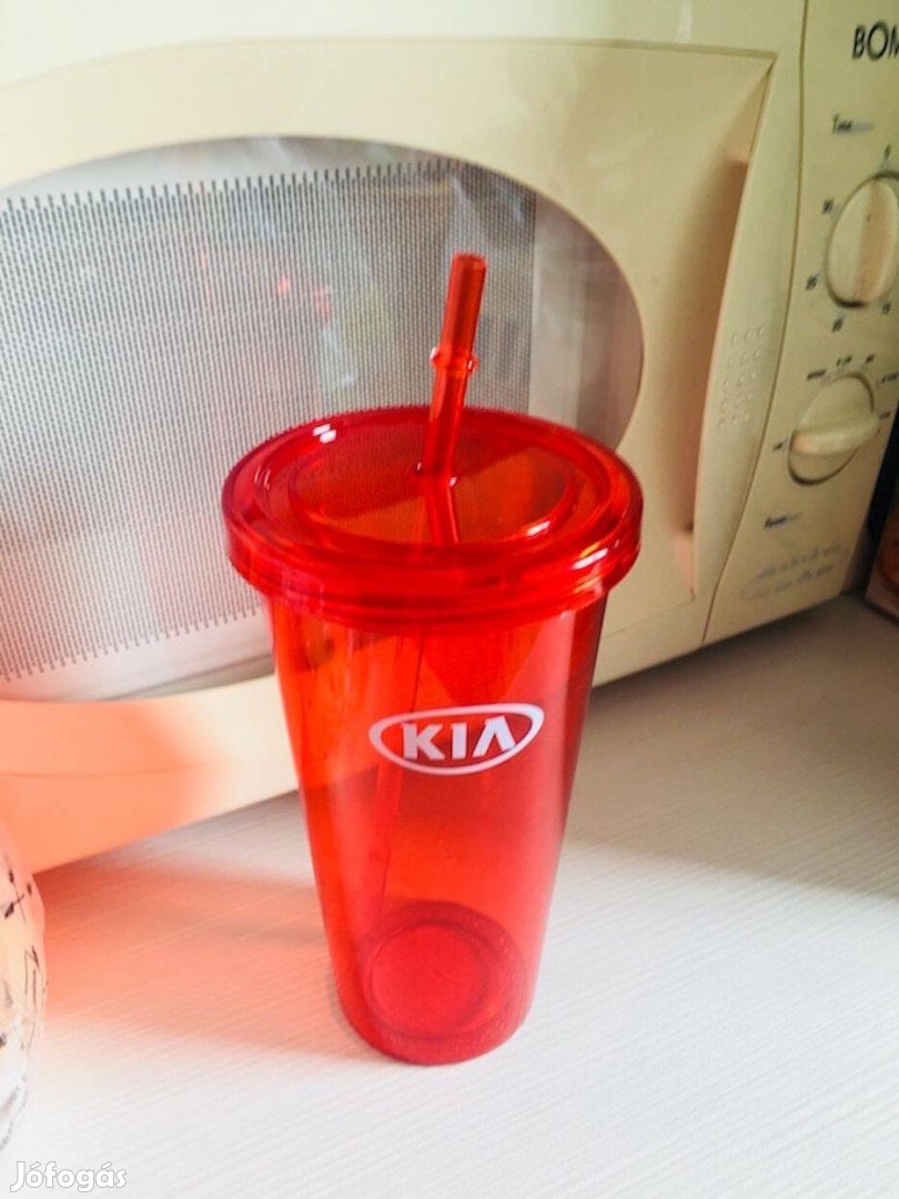 KIA Motors kemény műanyag pohár, 1 liter