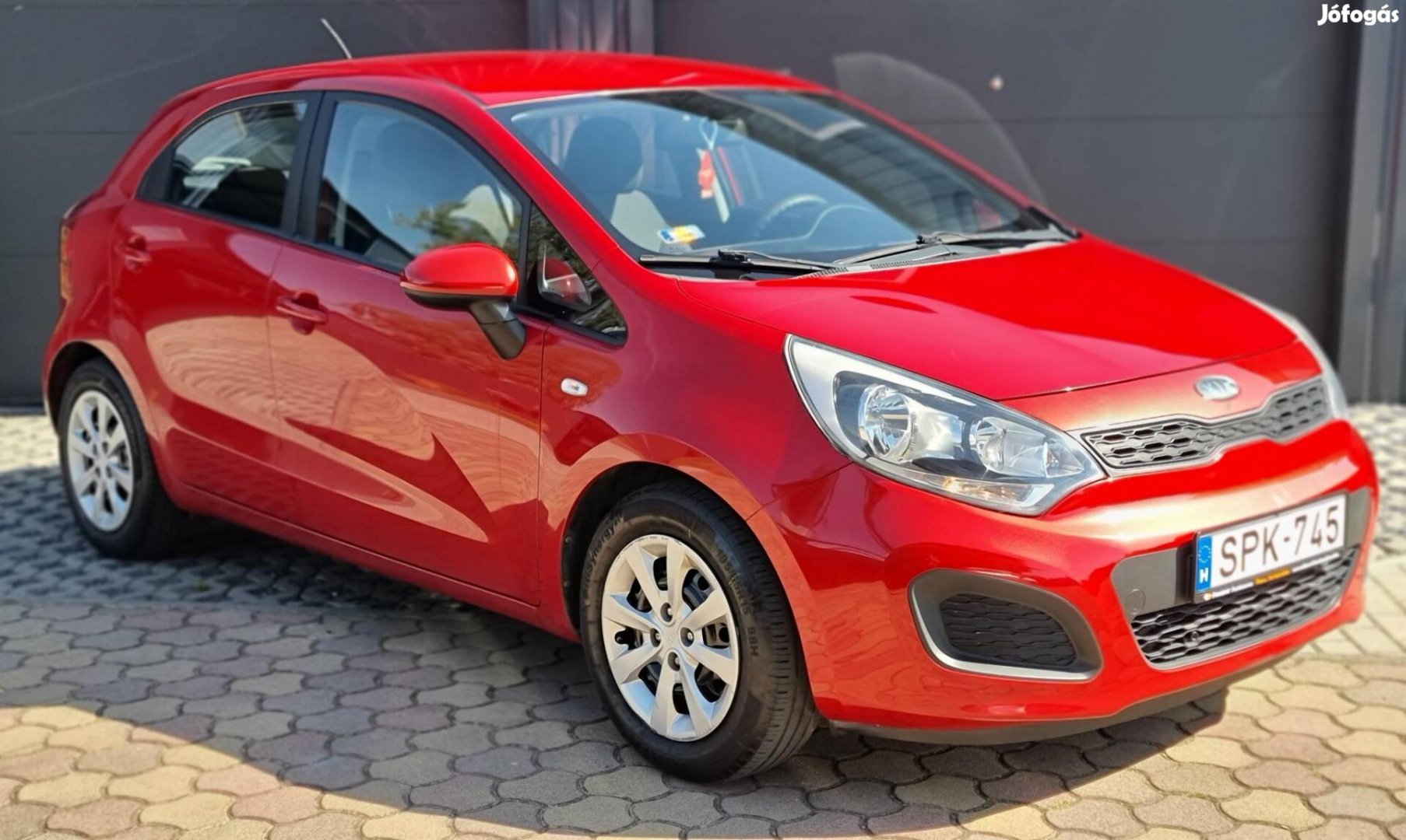 KIA RIO 1.2 Cvvt EX Szép Bordómetál. 2. Tulajdo...