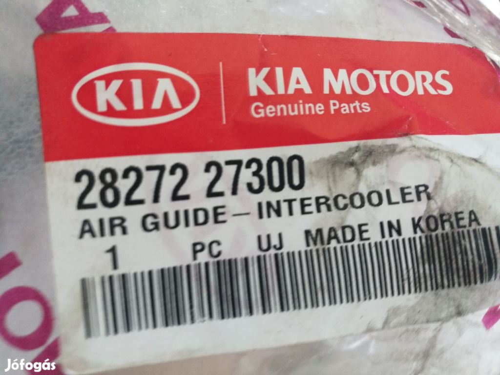 KIA SPORTAGE INTERCOOLER LÉGTERELŐ eladó